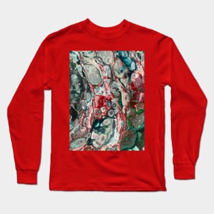 Fluid pouring abstract Long Sleeve T-Shirt